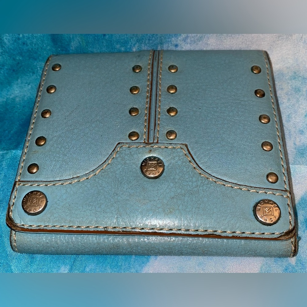 RARE - Vintage Turquoise Michael Kors Wallet